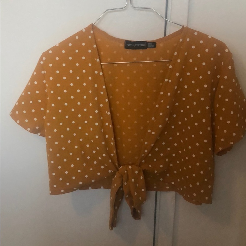 Pretty little thing polka dots top
